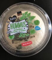 Hummus au basilic