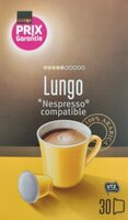 Café lungo Prix Garantie