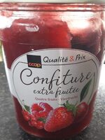 Confiture extra fruitée quatre fruits