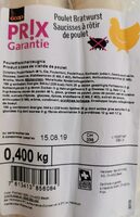 Saucisses à rôtir de poulet