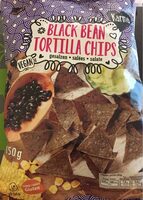 Black bean tortilla chips