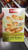 Apérifeuilles - Crème fraîche & Oignons  - Dorées au four