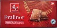 Pralinor Milchschokolade mit Haselnusscreme-Füllung