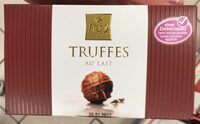 Truffes au lait sans sucres ajoutés
