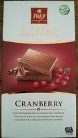 Chocolat au lait fin aux canneberges aromatiques
