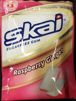 Chewing-gum framboise gingembre