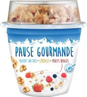Yaourt fraise et granola