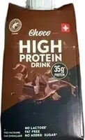 High protein drink choco