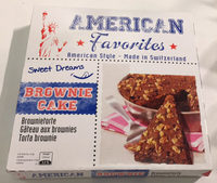 American Favorites Brownie Cake