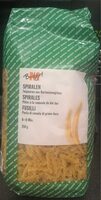 Spirals Pasta with durum wheat semolina