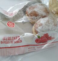 Boules de berlin framboise groseille rouge