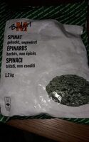 Épinards hachés, non épicés
