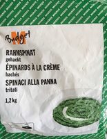 Épinards à la crème hachés