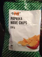 Paprika wave chips
