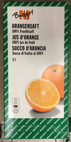 Jus d'orange 100% jus de fruit