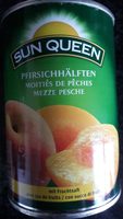 Pfirsich Hälften