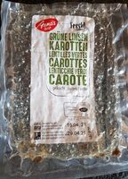 Lentilles vertes carottes