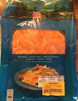 Rauchlachsanschnitte