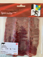 Hobelfleisch geschnitten