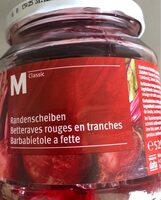 Betteraves rouges en tranches