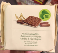 Galettes de riz complet au chocolat au lait