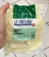 The grated Gruyère
