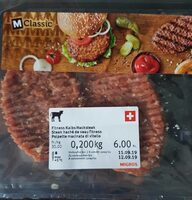 Steak haché de veau fitness