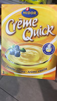 Crème quick arôme vanille