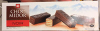 Gaufres fourrées enrobées de chocolat (46%)