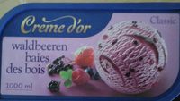 Creme glacée aux baies
