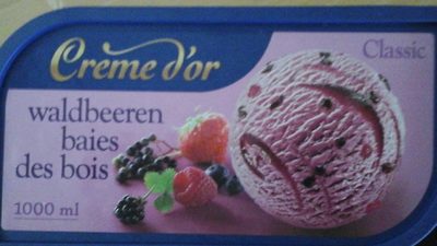 Creme glacée aux baies