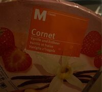 Cornet Vanille et fraise