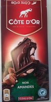 Chocolat noir extra-supérieur aux amandes entières
