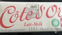 Chocolat côte d'or au lait