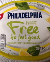 Philadelphia free to feel good basilic & citron