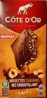 Noisettes caramel riz croustillant