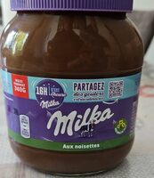 Pâte à tartiner Milka aux noisettes