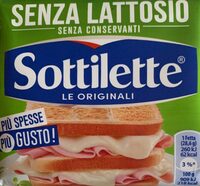 Sottilette senza lattosio