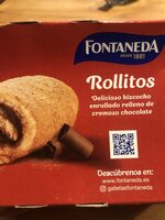 Rollitos con chocolate