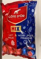 Mix lait - noir praliné