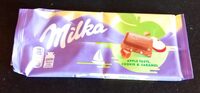 Milka apple tast, cookie & caramel