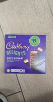 BARS Cadbury DELIGHTS SOFT NOUGAT HAZELNU & CARANE