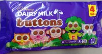 Cadbury DAIRY MILK buttons 4 PACK Be Treat wise.ne
