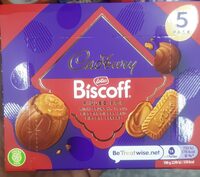 Biscotti filled egg with crunchy lotus biscuit pieces and biscuit spread