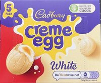 5 PACK Cadbury creme egg COCO LIFE White SUPPORTIN