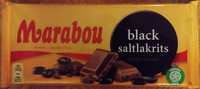 Marabou Black saltlakrits