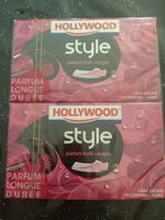Chewing-gum sans sucres avec édulcorants-parfum fruits rouges