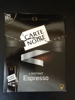 Carte noire l'instant espresso