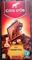 Chocolat au lait extra-fins aux noisettes