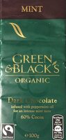 Dark chocolate Mint 60%